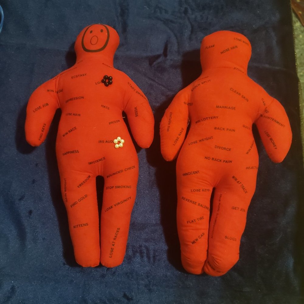 Novelty Pair of Voodoo Dolls